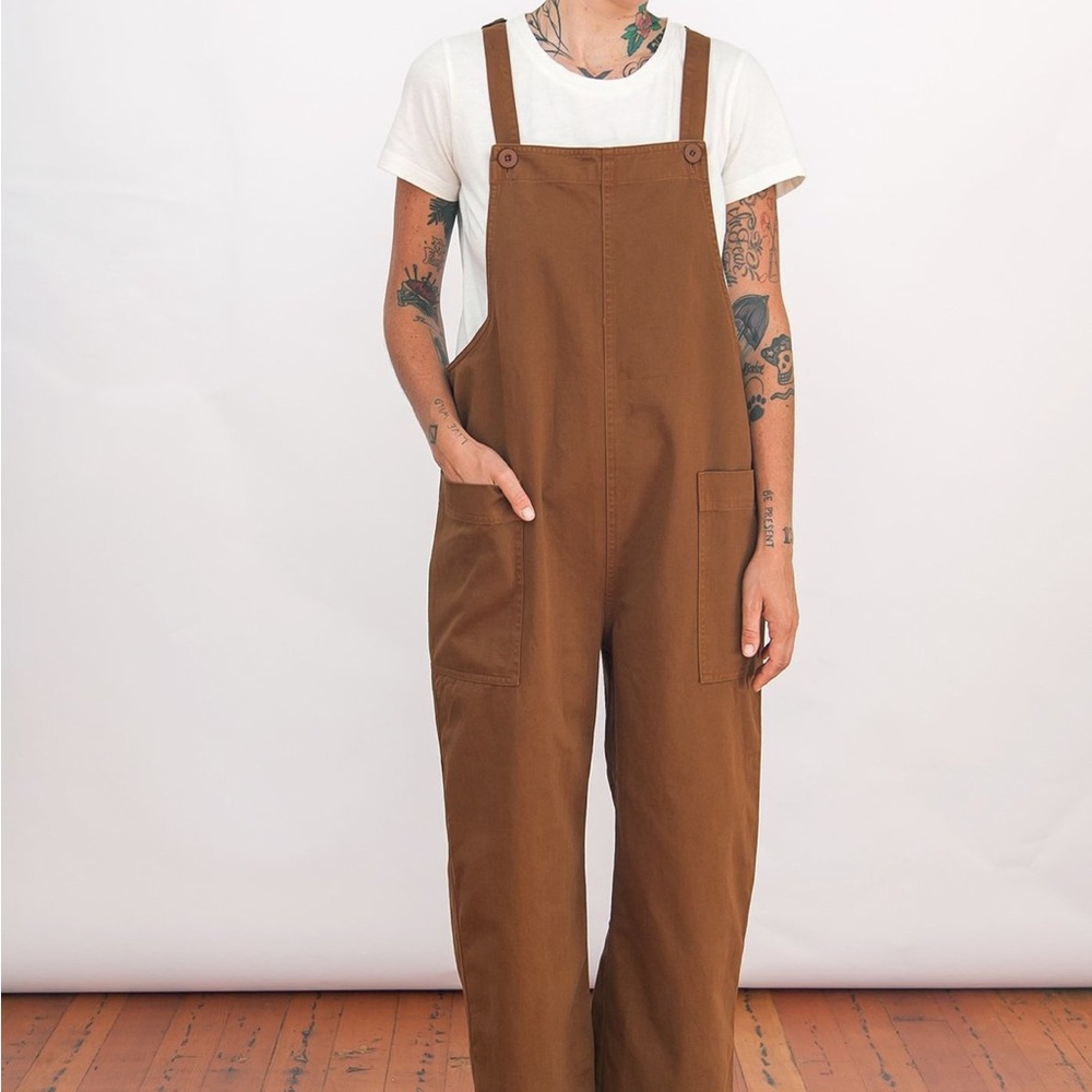 Ali Golden Overalls in Copper